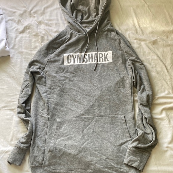 Gray gymshark hoodie - Picture 2 of 3